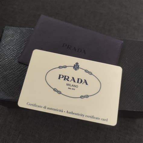 replicas prada|prada authentication card.